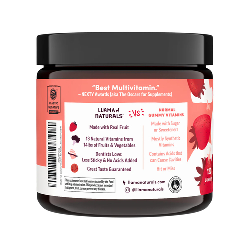 The Whole Food Multivitamin Gummies, Strawberry - pro dospělé (120 ks)